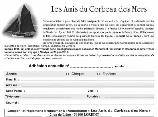Bulletin d'adhsion association